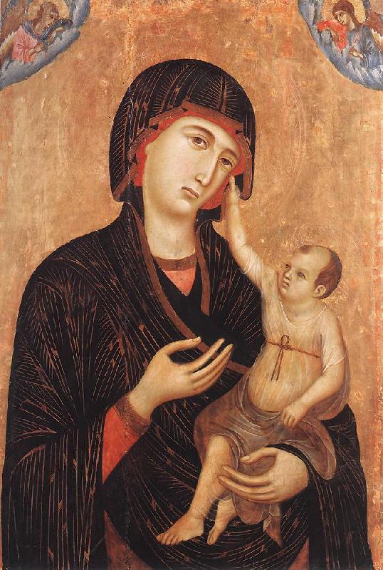  Madonna with Child and Two Angels (Crevole Madonna) dfg
